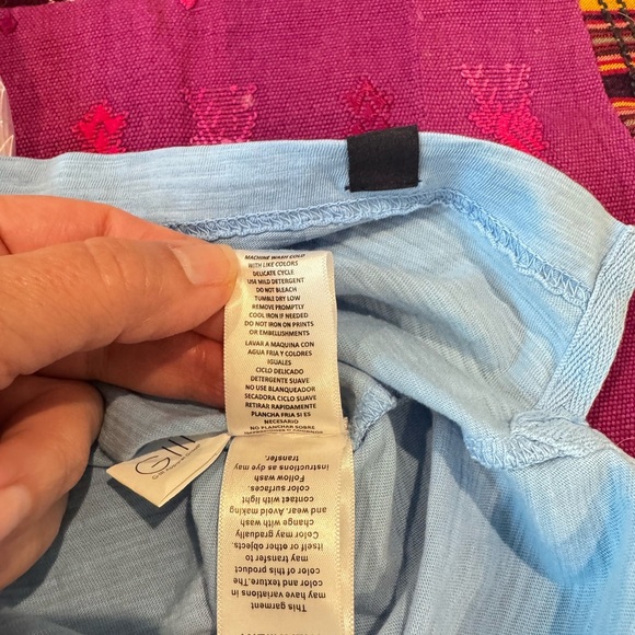 NEW Margaritaville Light Blue Cotton Polo Shirt Men L Coastal Resort Casual Golf - Picture 12 of 12